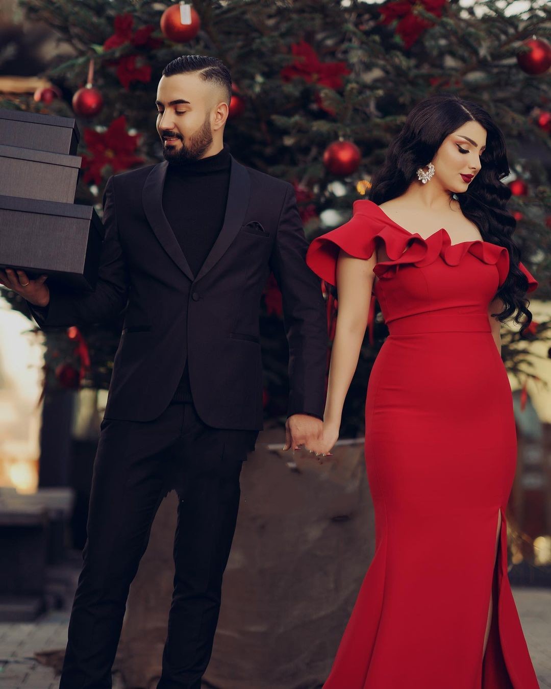 Off the Shoulder Red Prom Dresses Evening dresses long - YESBABYONLINE