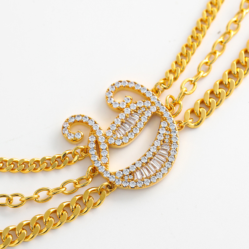 Elegant Multi-layered Collarbone Necklace