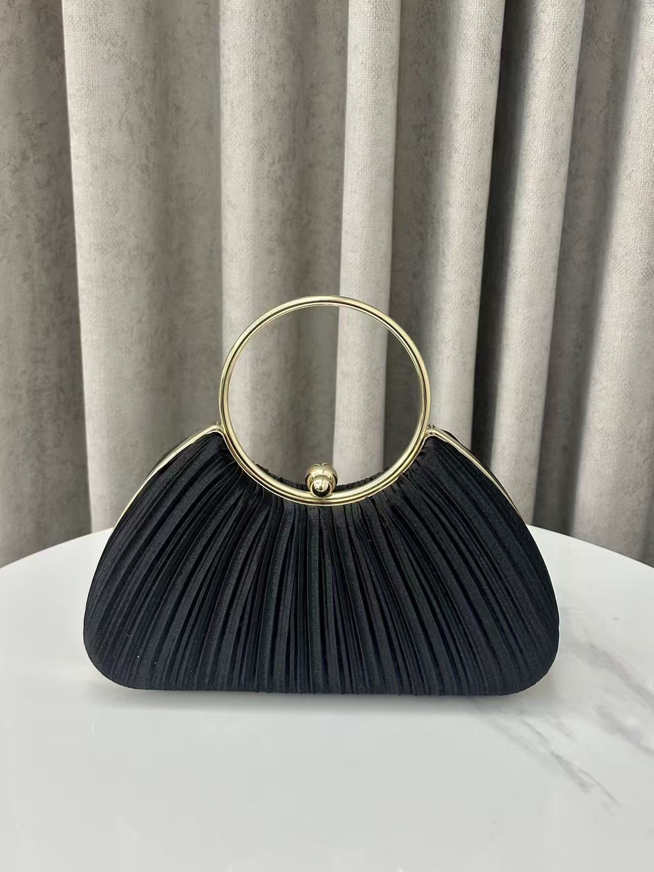 Classic Tassel and Buckle Clutch Bag