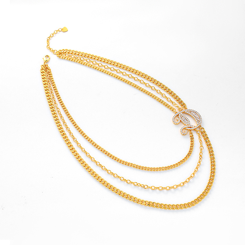 Elegant Multi-layered Collarbone Necklace