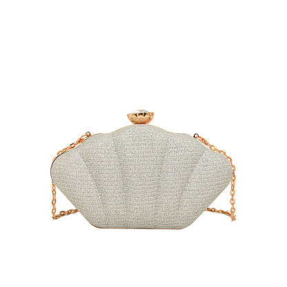 Classic Shell-Shaped Clutch Bag