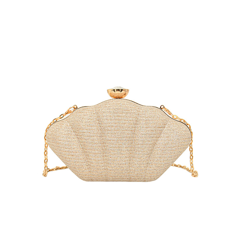 Classic Shell-Shaped Clutch Bag