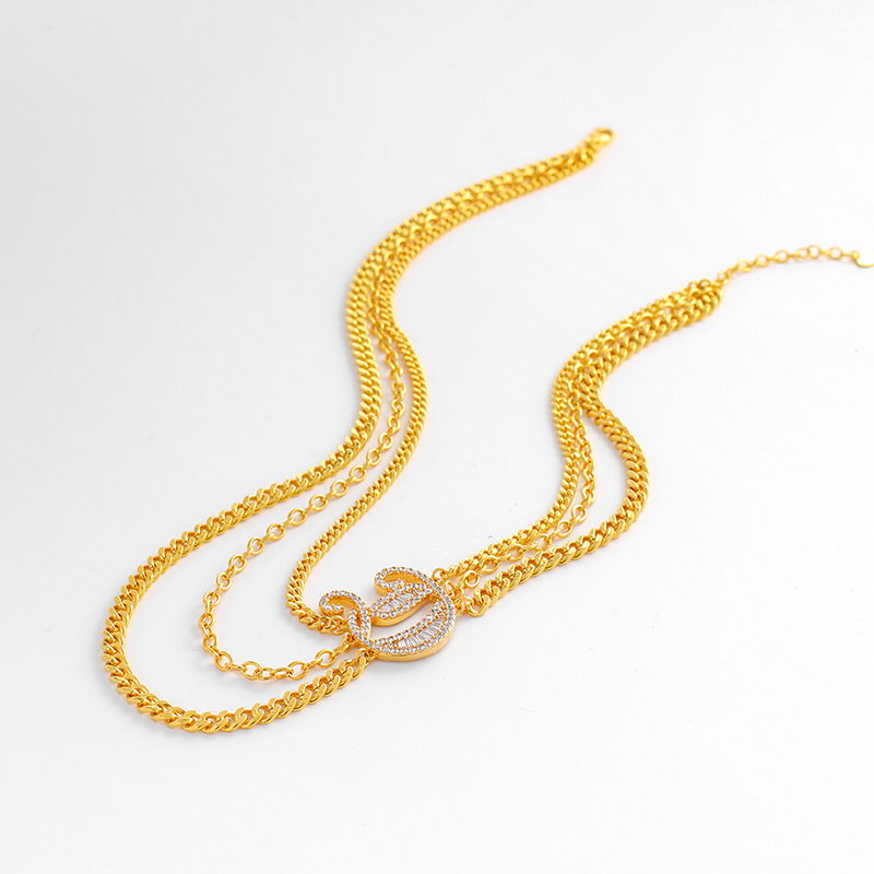 Elegant Multi-layered Collarbone Necklace