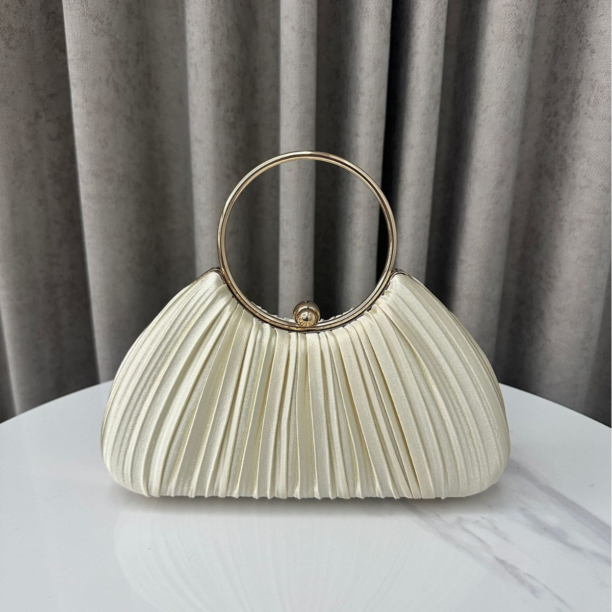 Classic Tassel and Buckle Clutch Bag