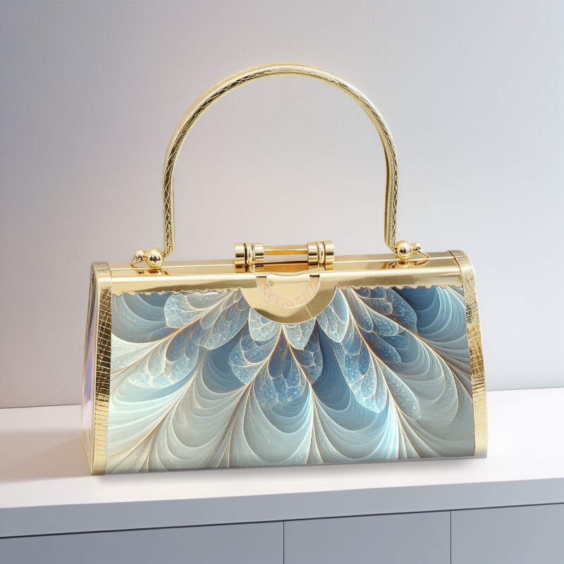 Classic Rhinestone Lucky Clutch Bag