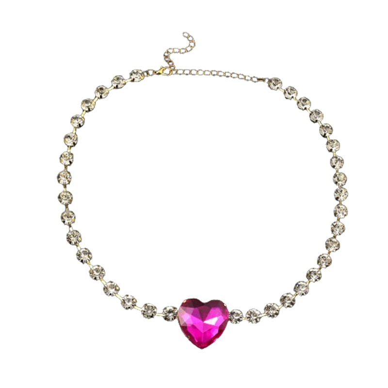 Luxury Diamond Heart Pendant Necklace