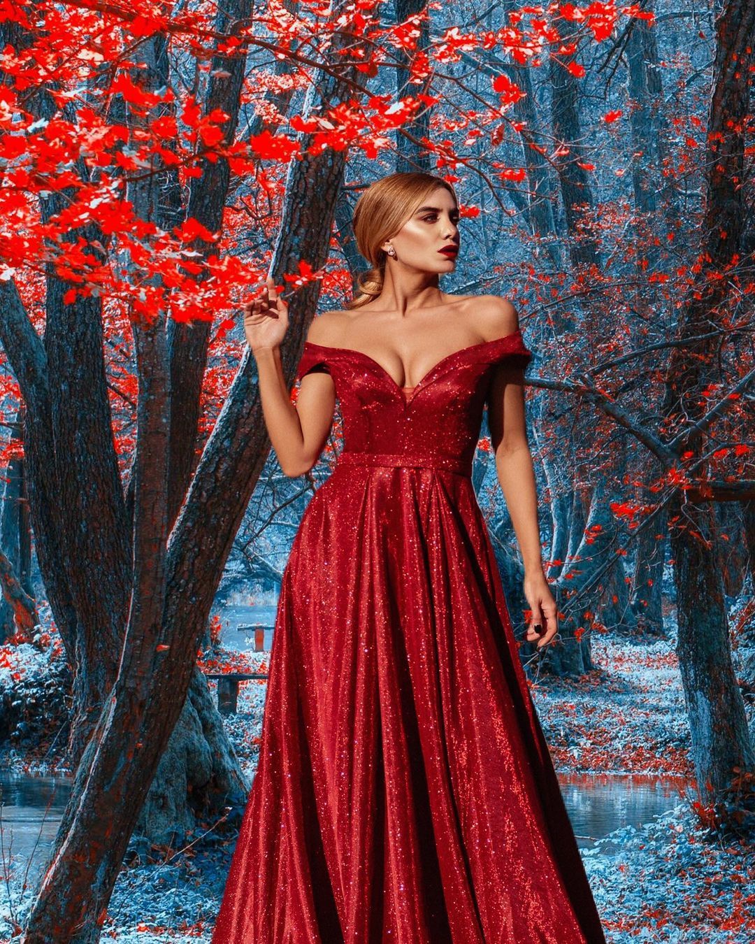 Stunning Long A-line Off-the-shoulder Backless Floor-length Ruffles Sequins Prom Dress - YESBABYONLINE