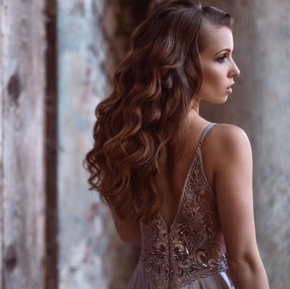 Sexy Long A-line Spaghetti Straps V-Neck Satin Backless Prom Dress - YESBABYONLINE