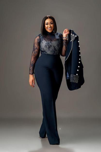 Women Suits 2 Pieces Luxury Beadings Pearls Party Prom Wear Women Outfits