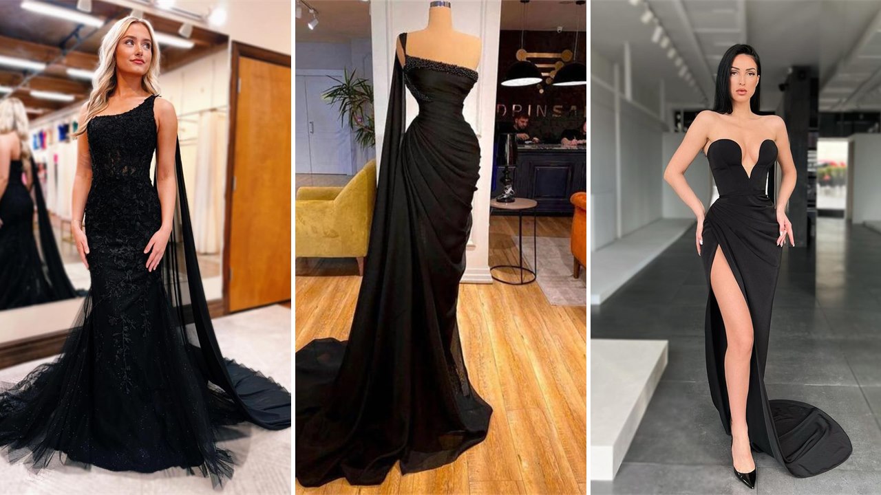 Black Prom Dresses: How Fabric Changes the Same Shade - Yesbabyonline