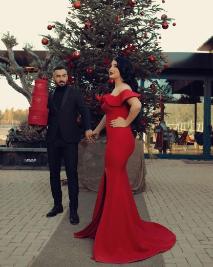 Off the Shoulder Red Prom Dresses Evening dresses long - YESBABYONLINE