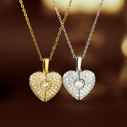 Light Luxury Versatile Heart-Shaped Pendant Necklace