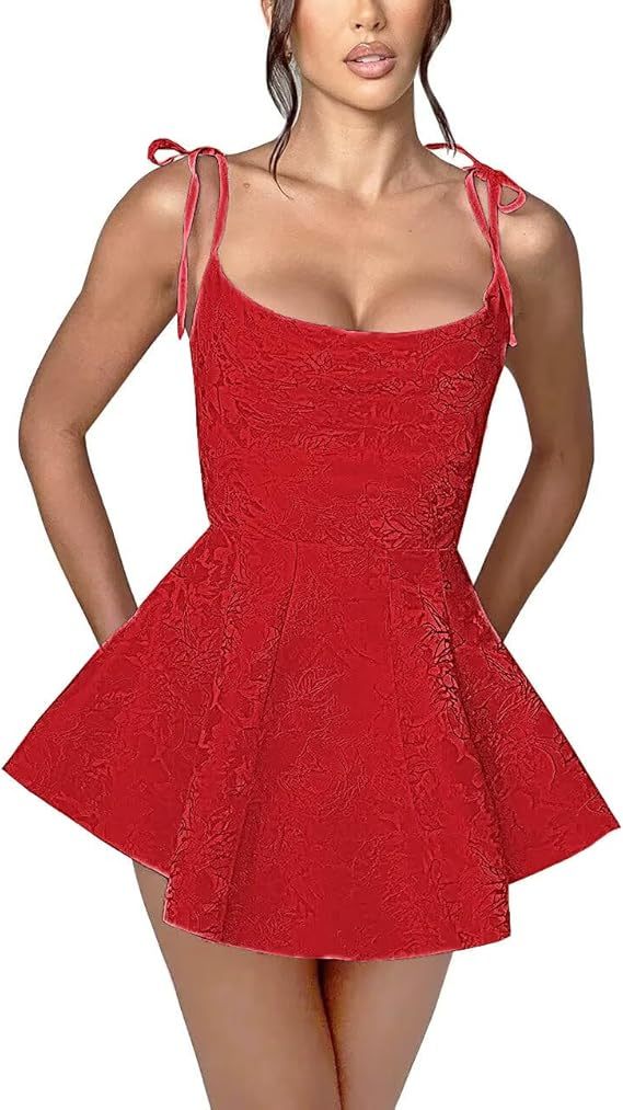 A-line Short Spaghetti Straps Satin Sleeveless Homecoming Dress - YESBABYONLINE