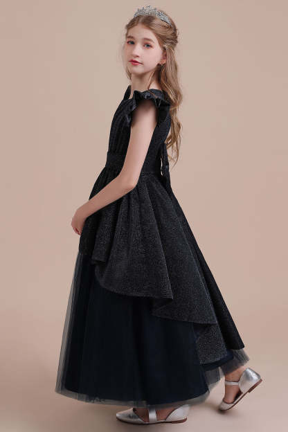 Chicloth A-Line Glitter Cap Sleeve Tulle Flower Girl Dress On Sale