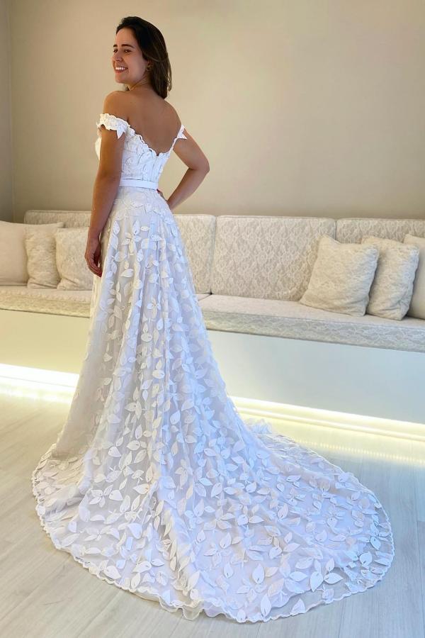 Elegant wedding dresses online | Wedding dresses A line lace