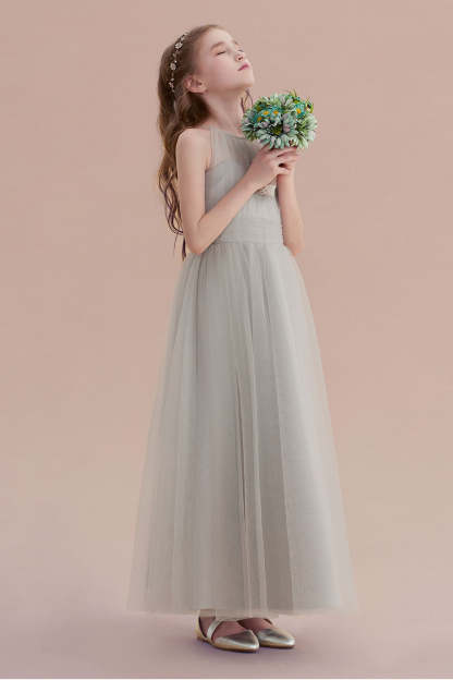 Chicloth A-Line Chic Ankle Length Tulle Flower Girl Dress Online