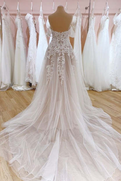 Chicloth Lace Mermaid Wedding Dress Long Bridal Gowns Online