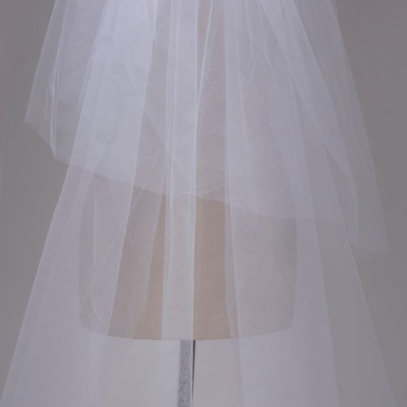 3M Lace Edge Chapel Long with Comb Wedding Veils | Bridelily - wedding veils