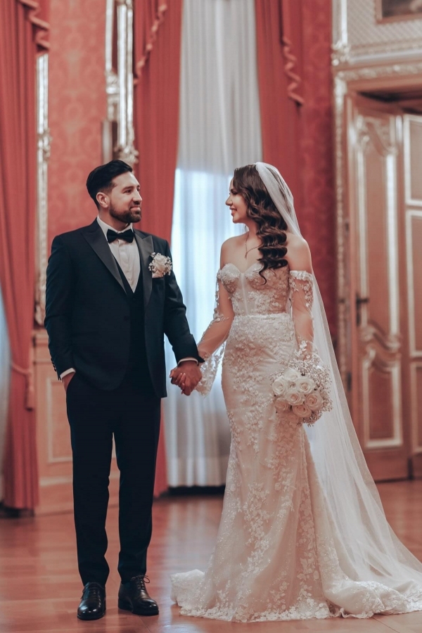 Elegant lace wedding dresses | Mermaid wedding dresses online