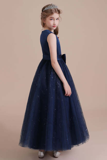 Chicloth A-Line Chic Bow Tulle Flower Girl Dress Online