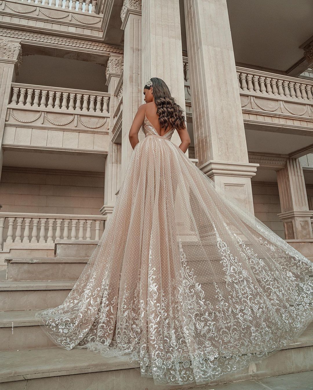 Chicloth Spaghetti-Strap Sleeveless Mermaid Wedding Dress Tulle With Lace