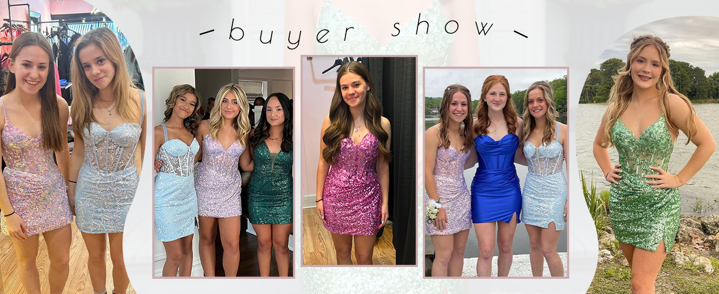 Short Homecoming Dresses for Teens 2025