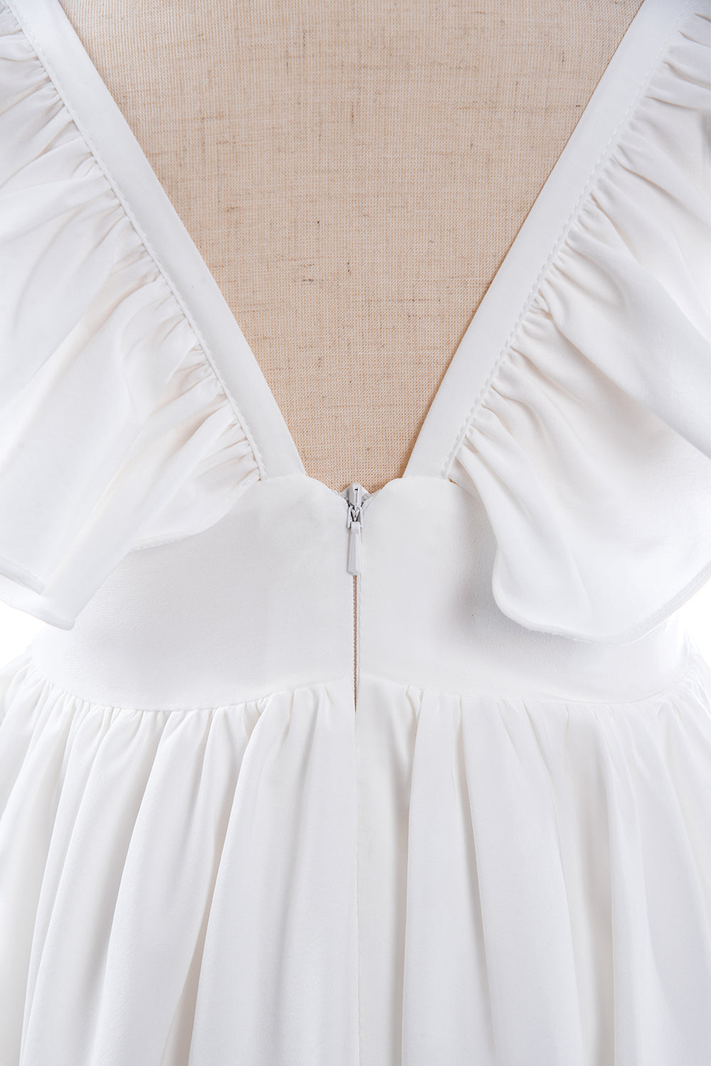 Chicloth White Cap Sleeve Little Flower Girl Dress Online