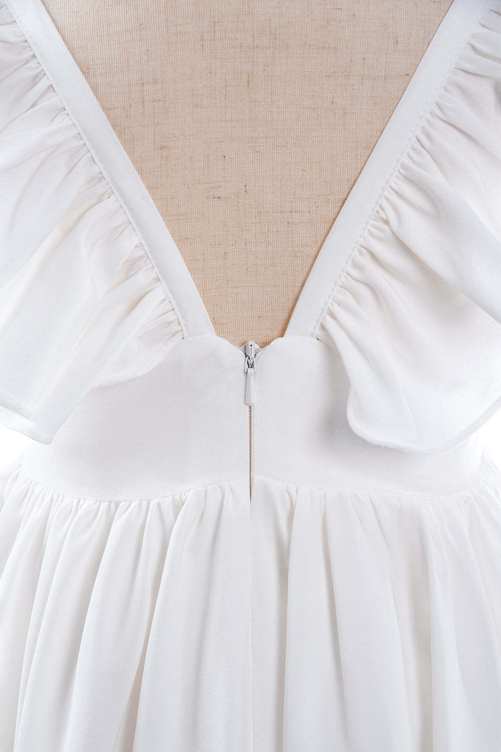 Chicloth White Cap Sleeve Little Flower Girl Dress Online
