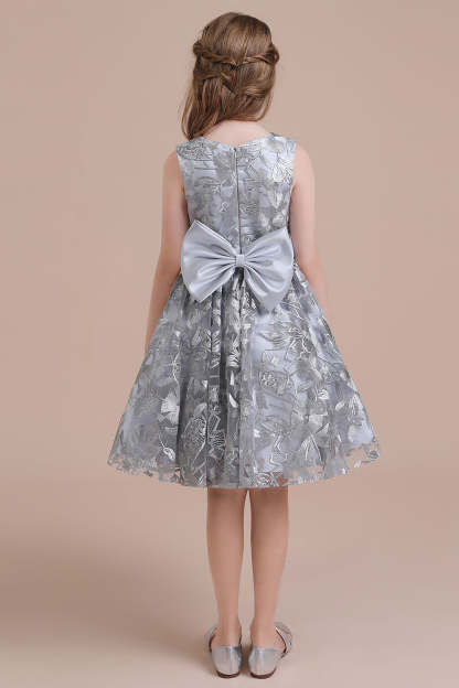 Chicloth A-Line Chic Bow Tulle Flower Girl Dress Online