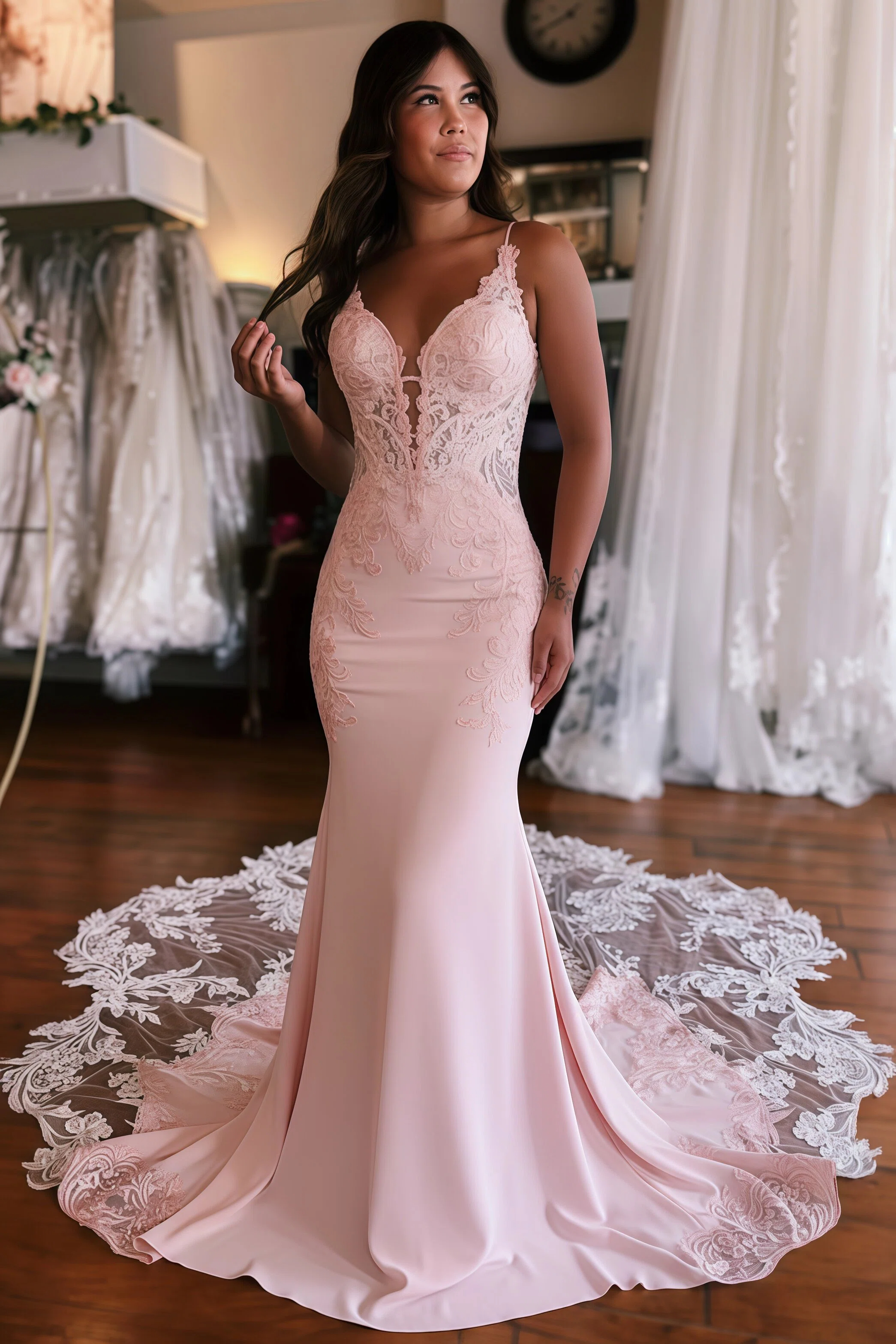 Elegant Wedding Dresses With Lace Appliques | Wedding Dresses Mermaid Sleeveless
