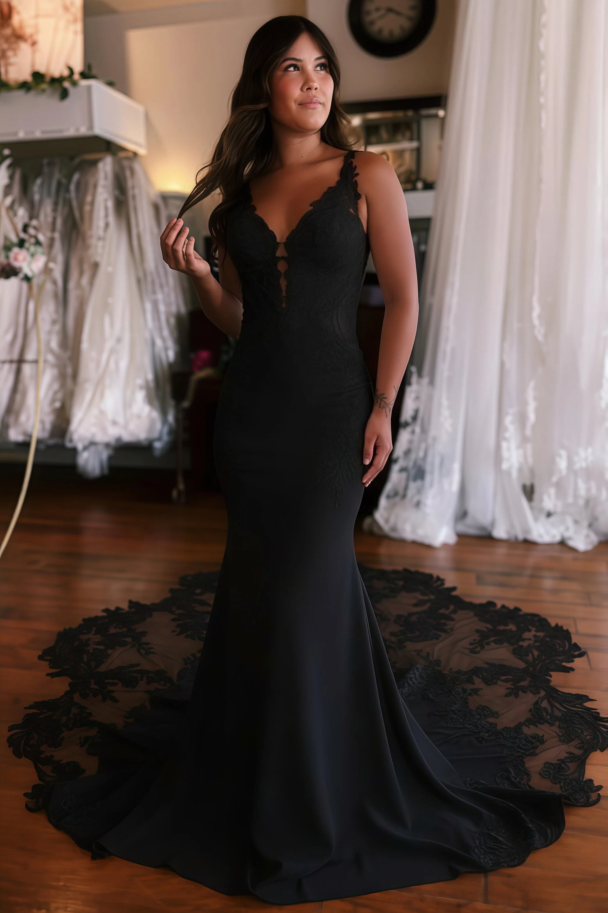Elegant Wedding Dresses With Lace Appliques | Wedding Dresses Mermaid Sleeveless