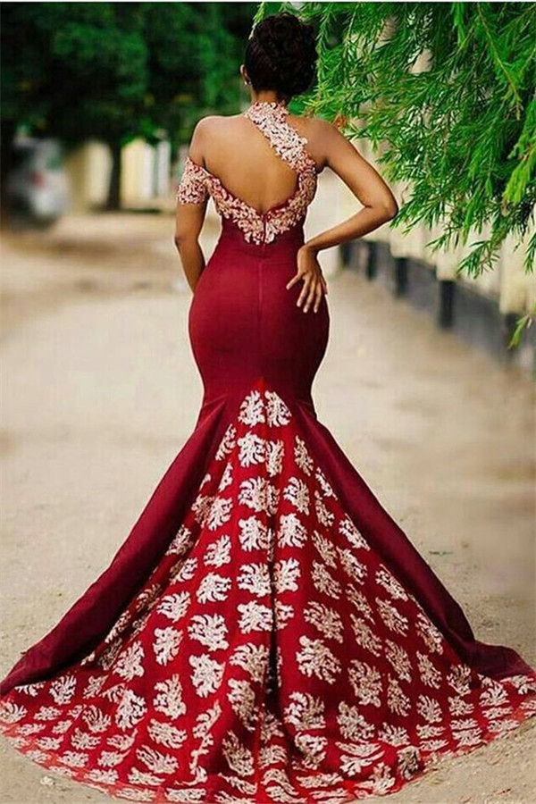 Gorgeous Mermaid Tulle Prom Dress | Sleeveless Beaded Long Party Gowns