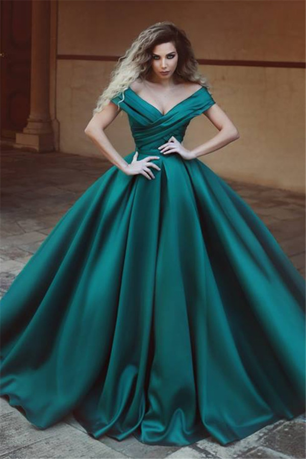 Simple A-Line Backless Prom Dress | Spaghetti Straps Side Slit Evening Gown