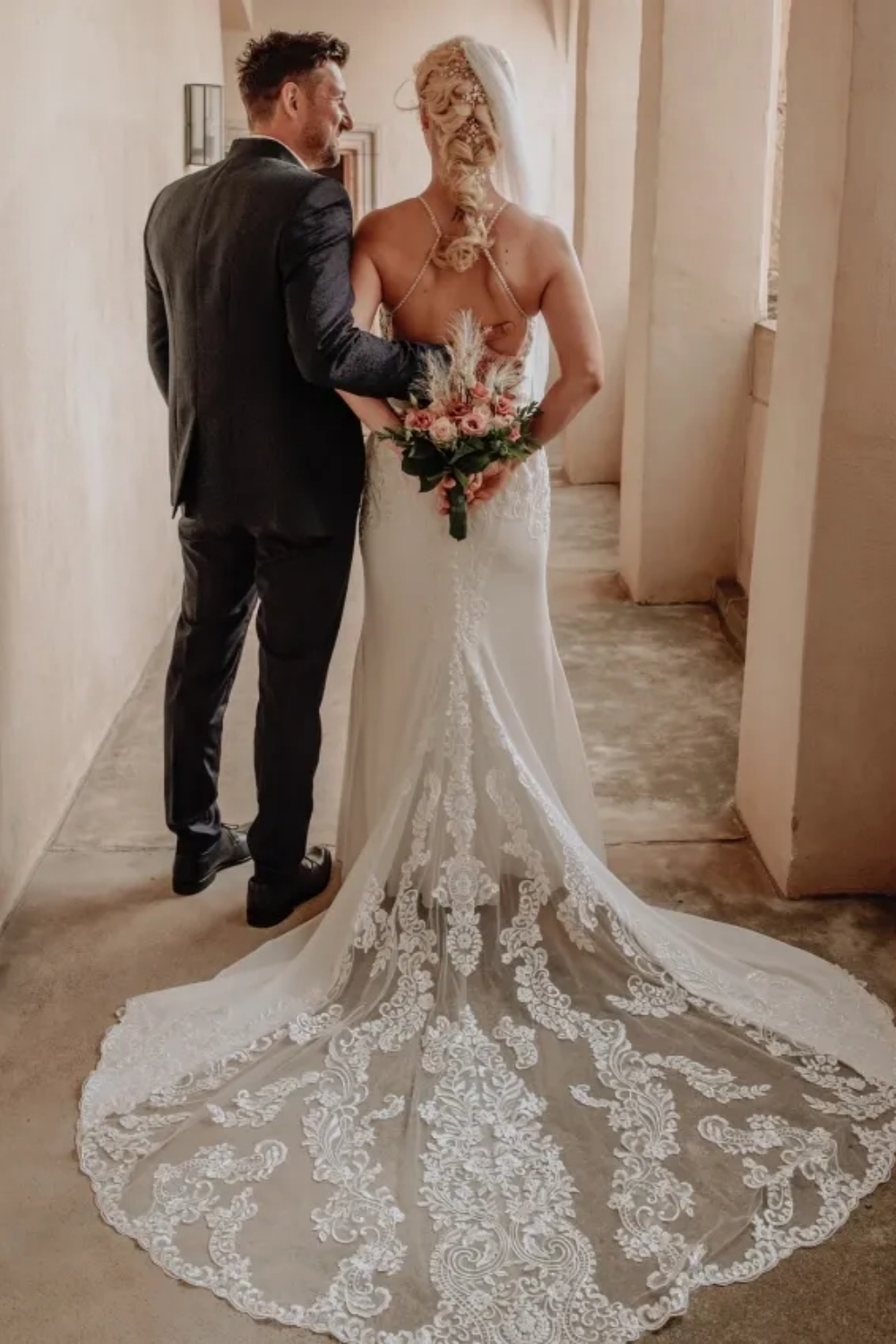 Simple Wedding Dresses Sleeveless | Mermaid Lace Wedding Dresses
