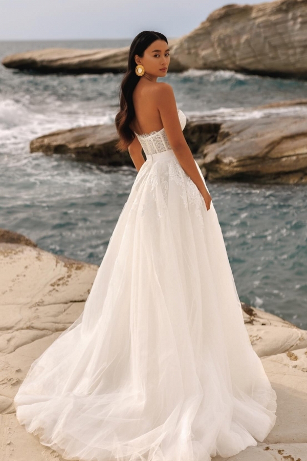 Long Wedding Dresses A Line | Wedding Dresses With Lace Online