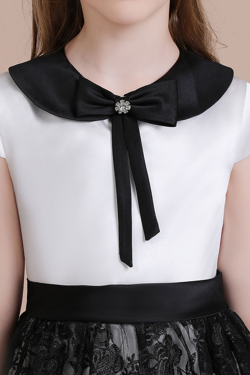 Chicloth A-Line Cute Lace Cap Sleeve Flower Girl Dress On Sale