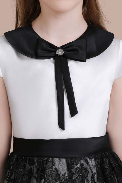 Chicloth A-Line Cute Lace Cap Sleeve Flower Girl Dress On Sale