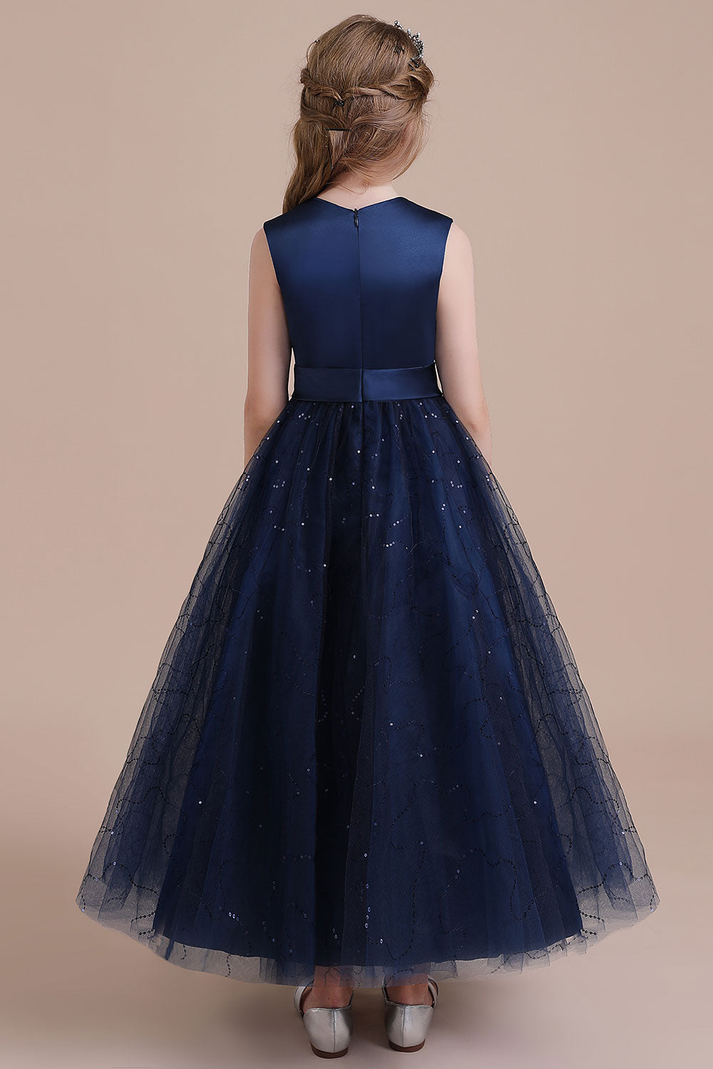 Chicloth A-Line Chic Bow Tulle Flower Girl Dress Online