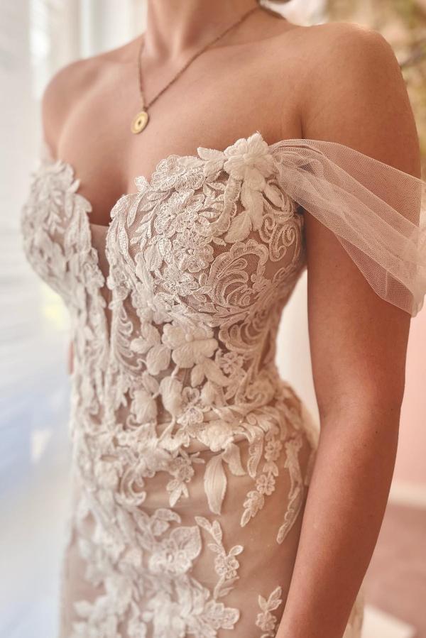 Beautiful lace wedding dresses | Wedding dresses mermaid style