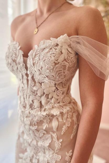 Beautiful lace wedding dresses | Wedding dresses mermaid style