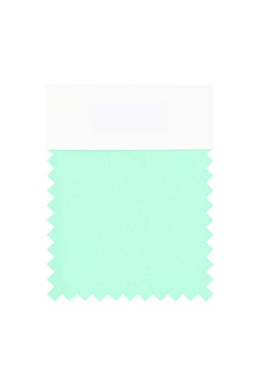 Bridelily Chiffon Swatch with 34 Colors - Mint Green - Swatches