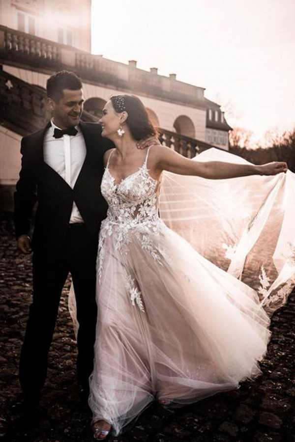 Elegant A Line Wedding Dresses | Wedding Dresses With Lace