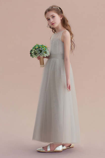 Chicloth A-Line Chic Ankle Length Tulle Flower Girl Dress Online
