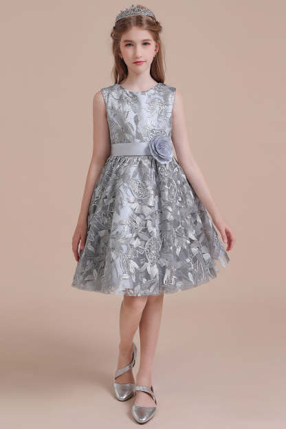 Chicloth A-Line Chic Bow Tulle Flower Girl Dress Online