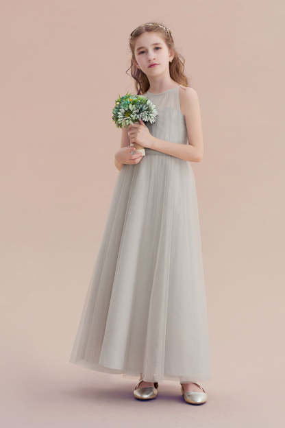 Chicloth A-Line Chic Ankle Length Tulle Flower Girl Dress Online