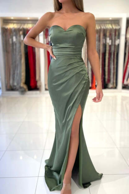 Chicloth Sweetheart Mermaid Prom Dress Long With Split Online