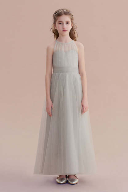 Chicloth A-Line Chic Ankle Length Tulle Flower Girl Dress Online