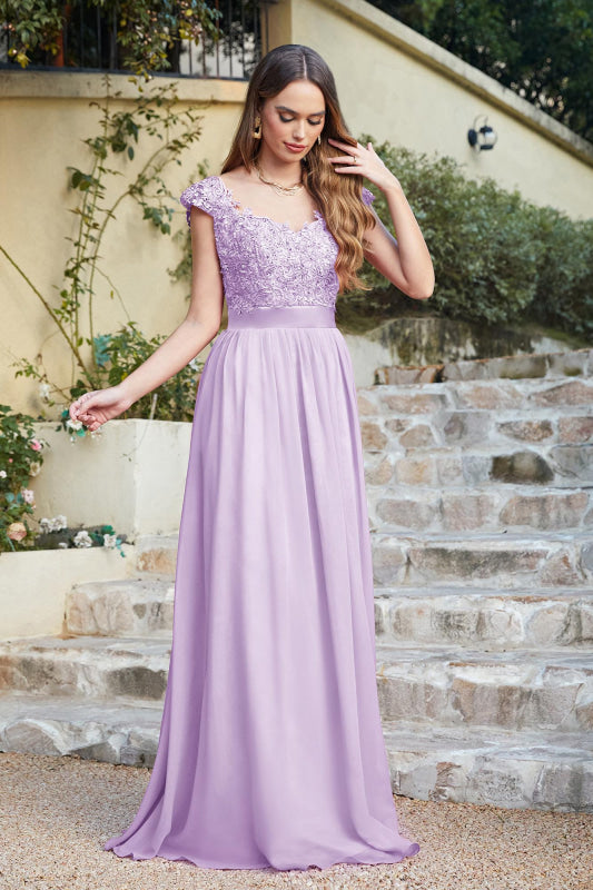Chic Chiffon A-line Evening Dresses - Chicloth