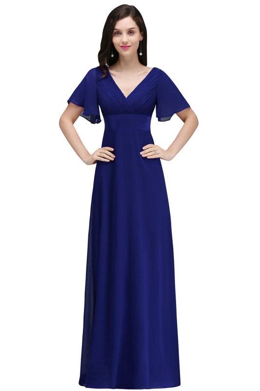 Modest Aline Chiffon Bridesmaid Dresses - Chicloth