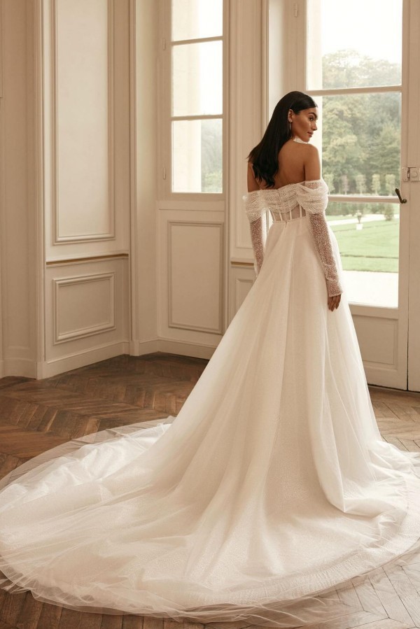 Designer wedding dresses A line | Wedding Dresses With Glitter